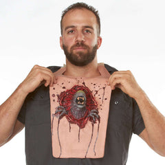 Parasite Chest Adult Tie on Bib