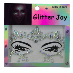 Euphoric Glow In The Dark Iridescent Face Jewels