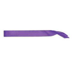 Purple Satin Sash