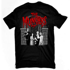 Munsters Family Portrait Red Logo T-Shirt