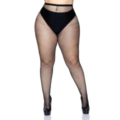 Plus Size Fishnet Pantyhose