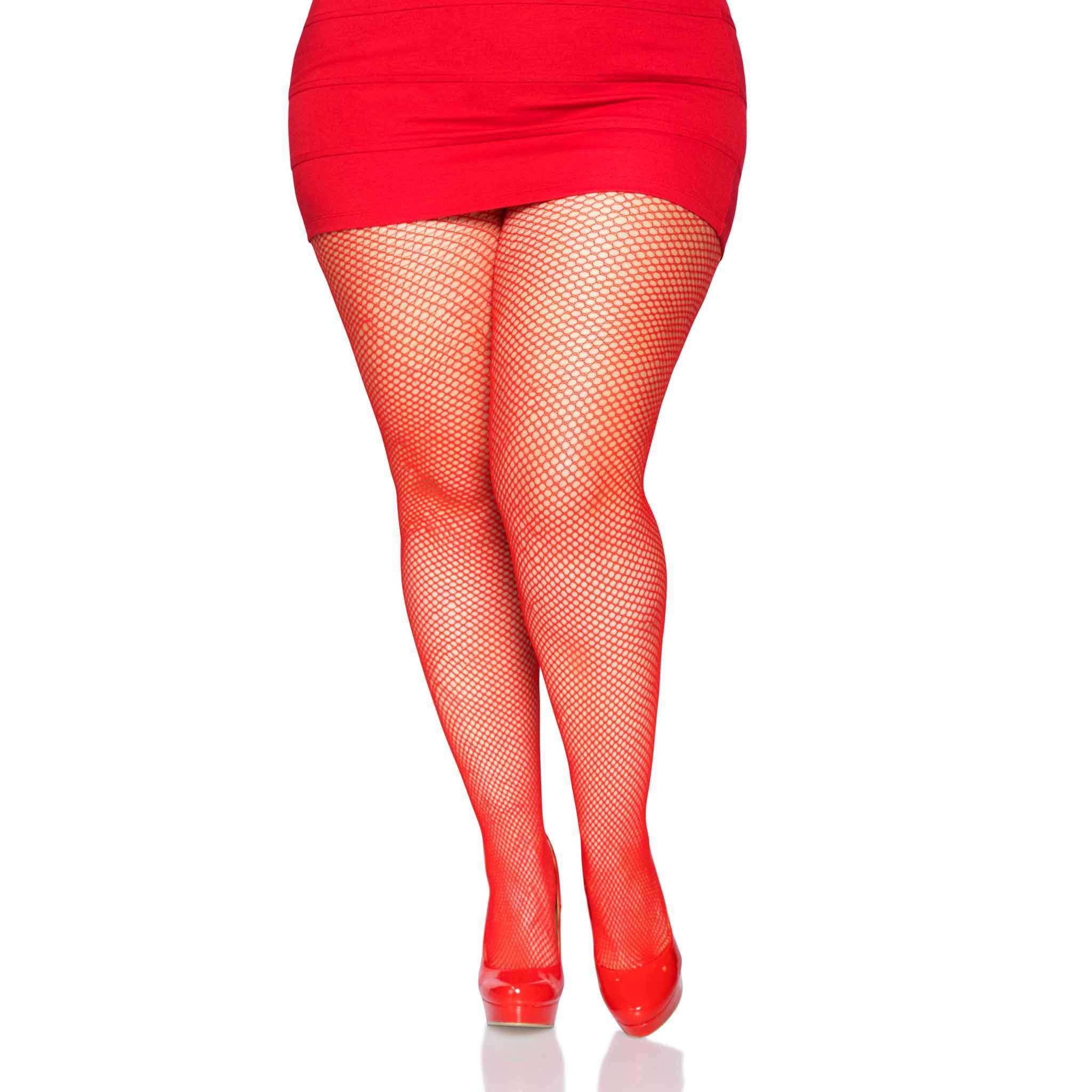 Plus Size Fishnet Pantyhose