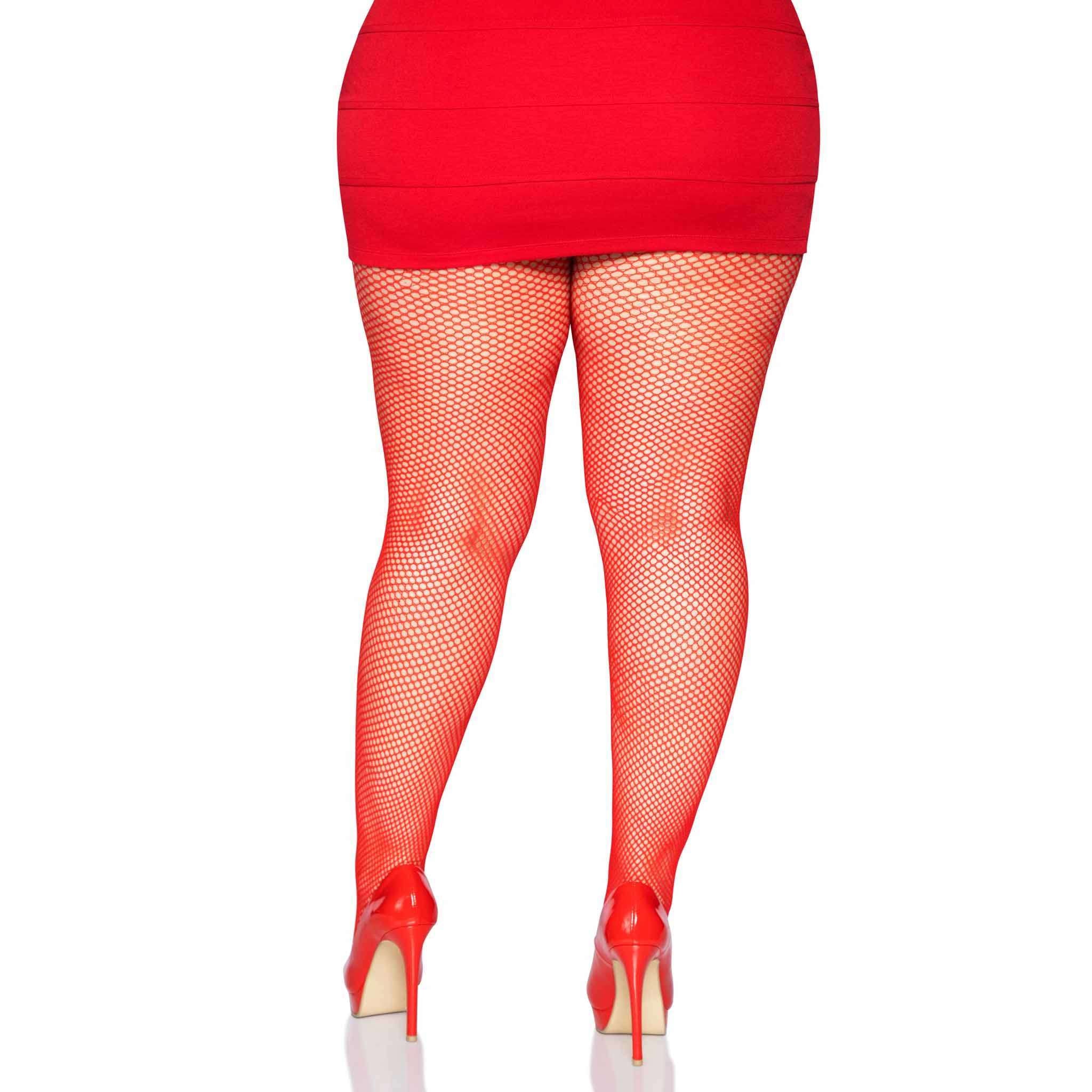 Plus Size Fishnet Pantyhose