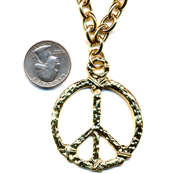 Peace Sign Necklace