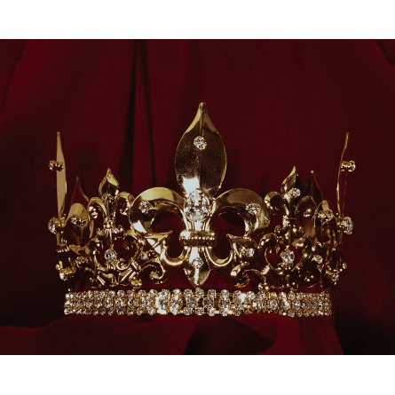 Gold Men's Crown with Seven Points