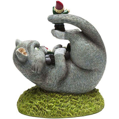 Cat Attack Garden Gnomes