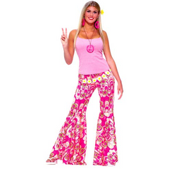 Flower Power Adult Bell Bottoms