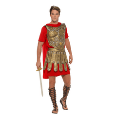 Deluxe Gold Roman Gladiator Adult Costume