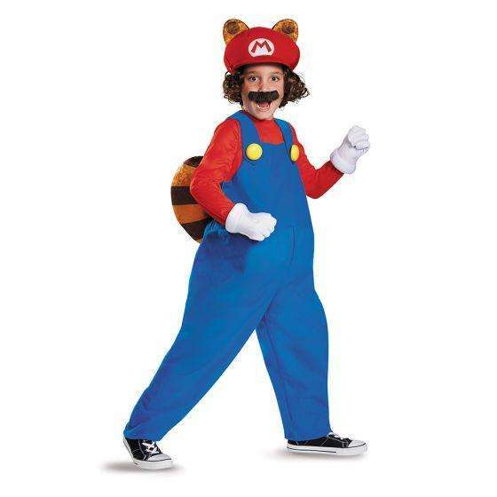 Deluxe Super Mario Raccoon Child Costume