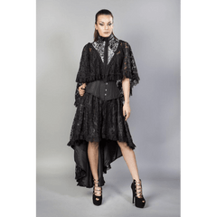 King Brocade Draconia Floral Lace Bolero Shawl