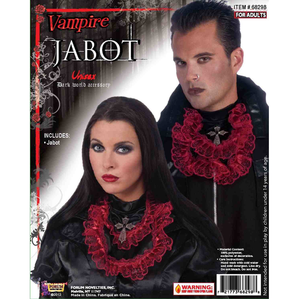 Vampire Jabot With Cross