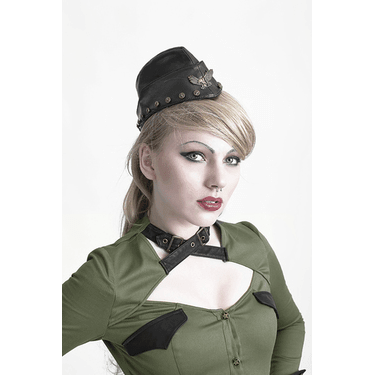 Gothic Military Ship Cap