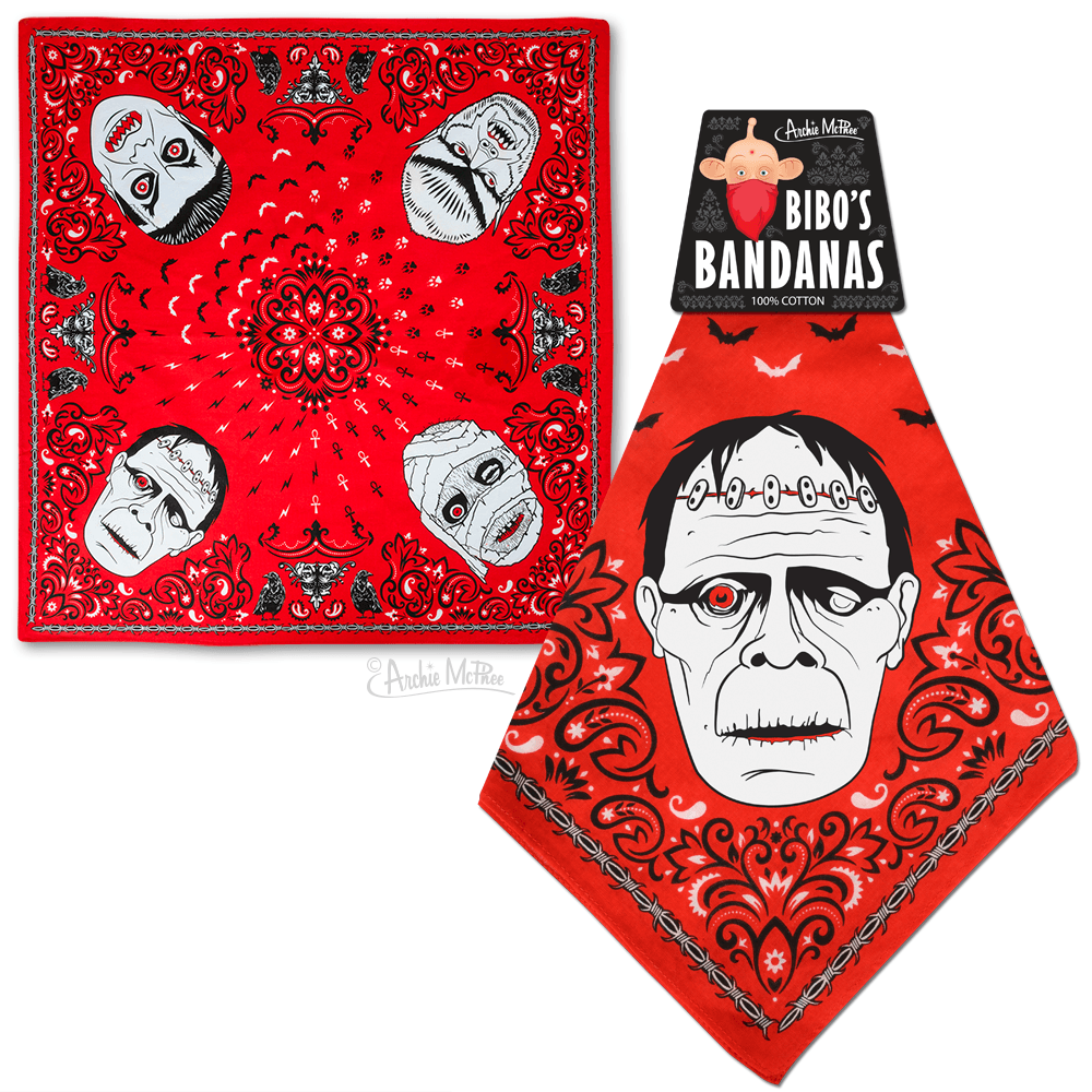 Classic Monsters Bandana