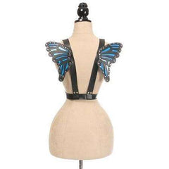 Vegan Leather Wing Harness