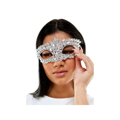 Elegant Rhinestone Masquerade Mask