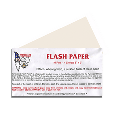 Theatre Effects Pyrowizard™ Flash Paper Sheets - 4 sheets 8"x9"