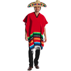 Hombre Adult Costume & Sombrero