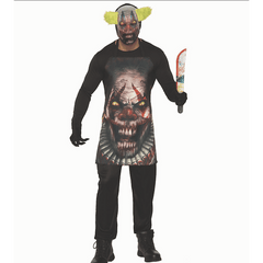 Horror Clown Apron & Mask