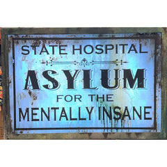 State Hospital Light-Up Sign