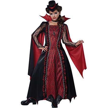 Deluxe Victorian Vampira Kids Costume