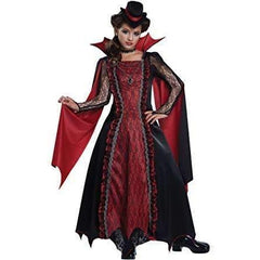 Deluxe Victorian Vampira Kids Costume