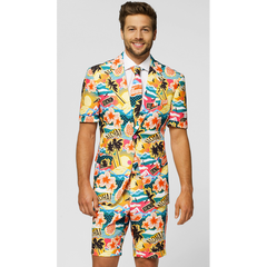 OppoSuits Summer Aloha Hero Three Piece Suit