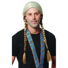 Willie Mixed Grey Braided Unisex Wig