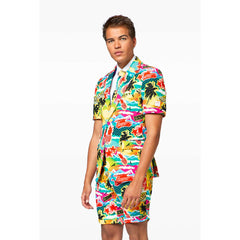 OppoSuits Summer Aloha Hero Three Piece Suit