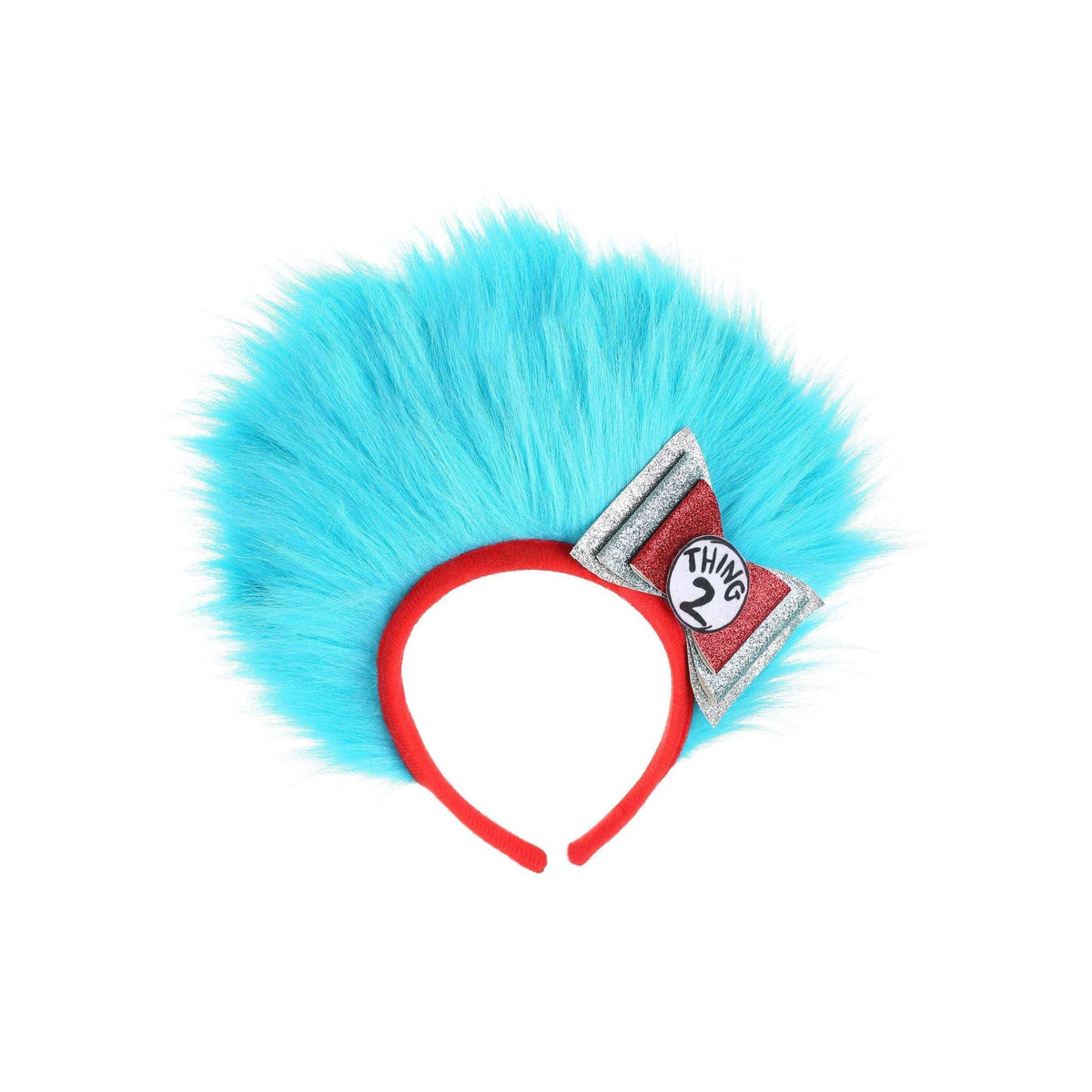 Dr Seuss Thing 1 & 2 Fuzzy Blue Headband