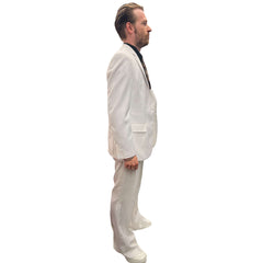 1970s Classy All White Suit Men's Costume