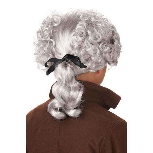 Grey Colonial Peruke Child Wig