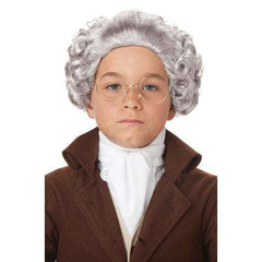 Grey Colonial Peruke Child Wig