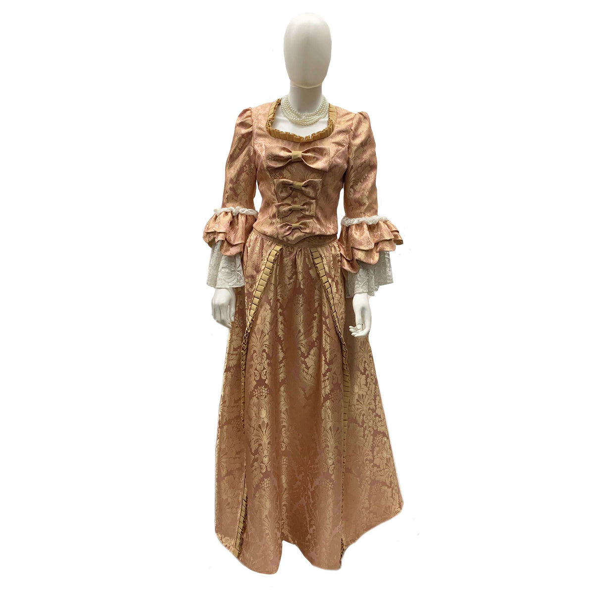 Breathtaking Colonial Peach Women's Costume