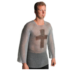 Crusader Cross Adult Chainmail Shirt