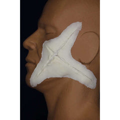 Cross X Cut Foam Latex Prosthetic