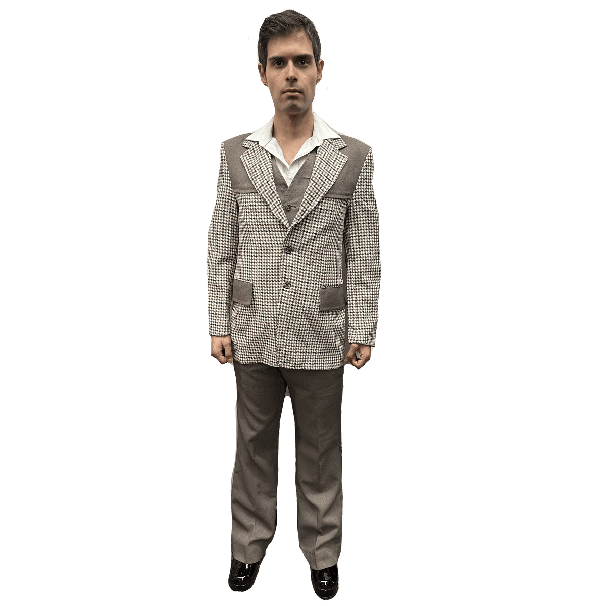 Classy 1970's Brown Suit Men's Costume