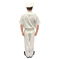 Production Quality Navy Uniform USN Adult Dress Whites Adult Costume