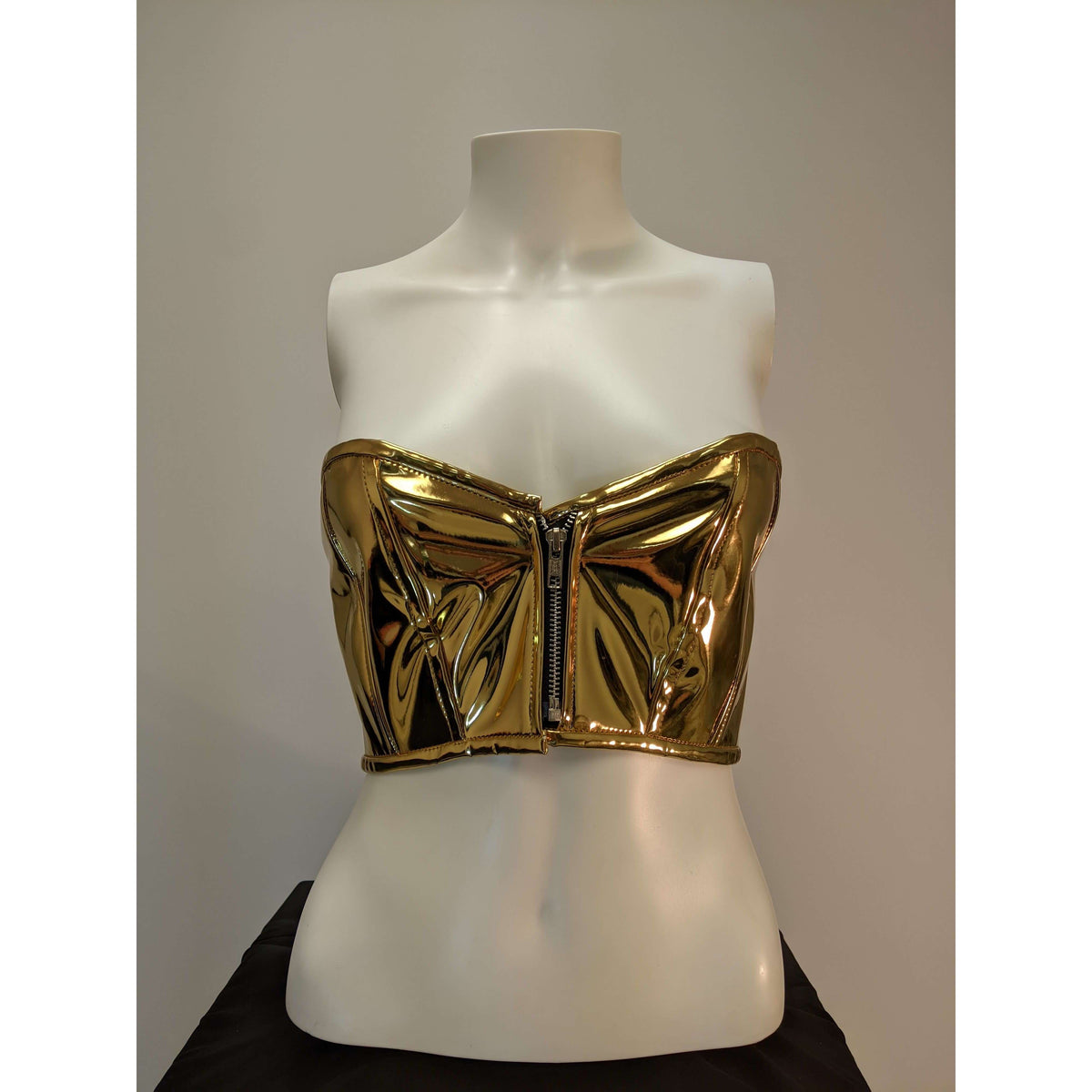 Gold Metallic Adult  Bustier