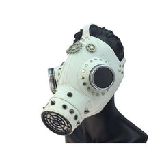 Plague Doctor White Leather Gas Mask