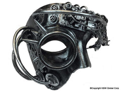 Steampunk Phantom Mask w/ Spikes