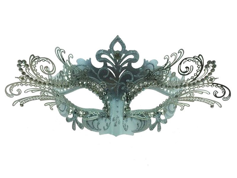 Venetian Mask with Metal Laser Cut Out