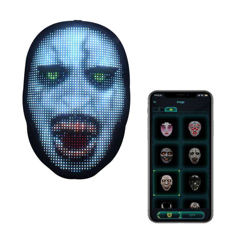 Refacer Face Swapping Digital LED Mask w/ App Controller