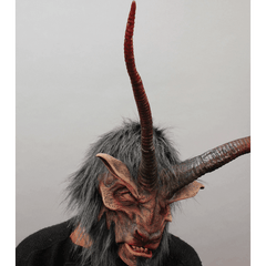 Baphomet Underworld Overlord Goat Head Mask w/ Mouth Movement