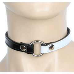 Black White O-Ring Choker