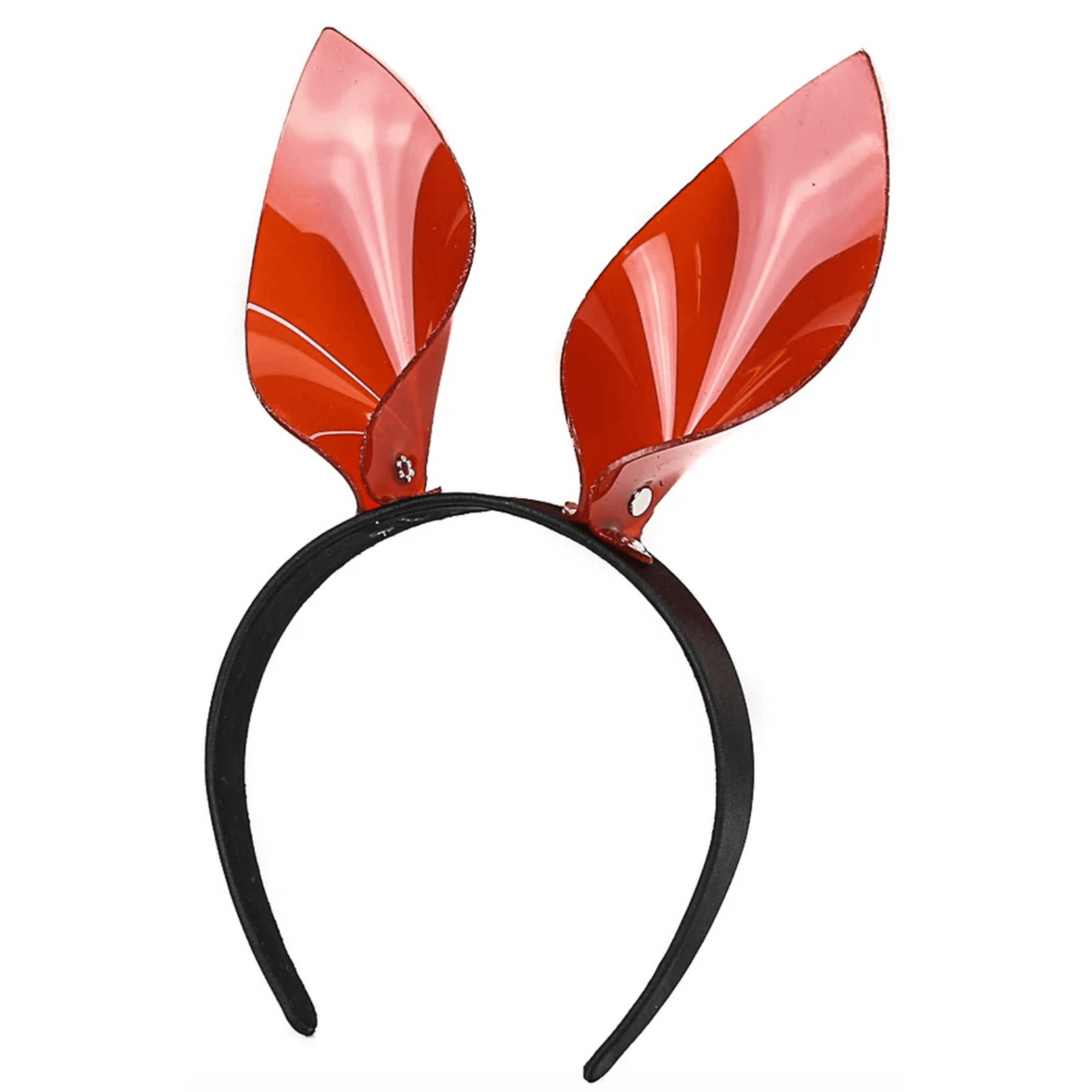 Red Vinyl Dog Ear Headband