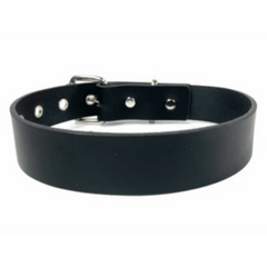 Thick Black Leather Choker