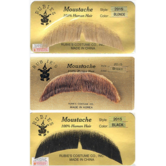 100% Human Hair Fake Mustache