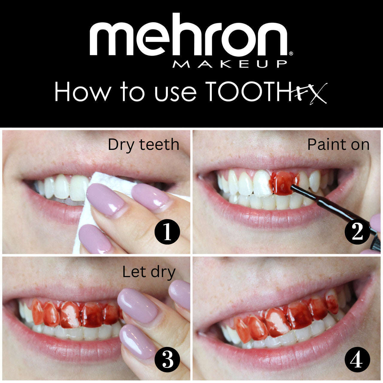 Mehron Tooth FX Temporary Tooth Paint