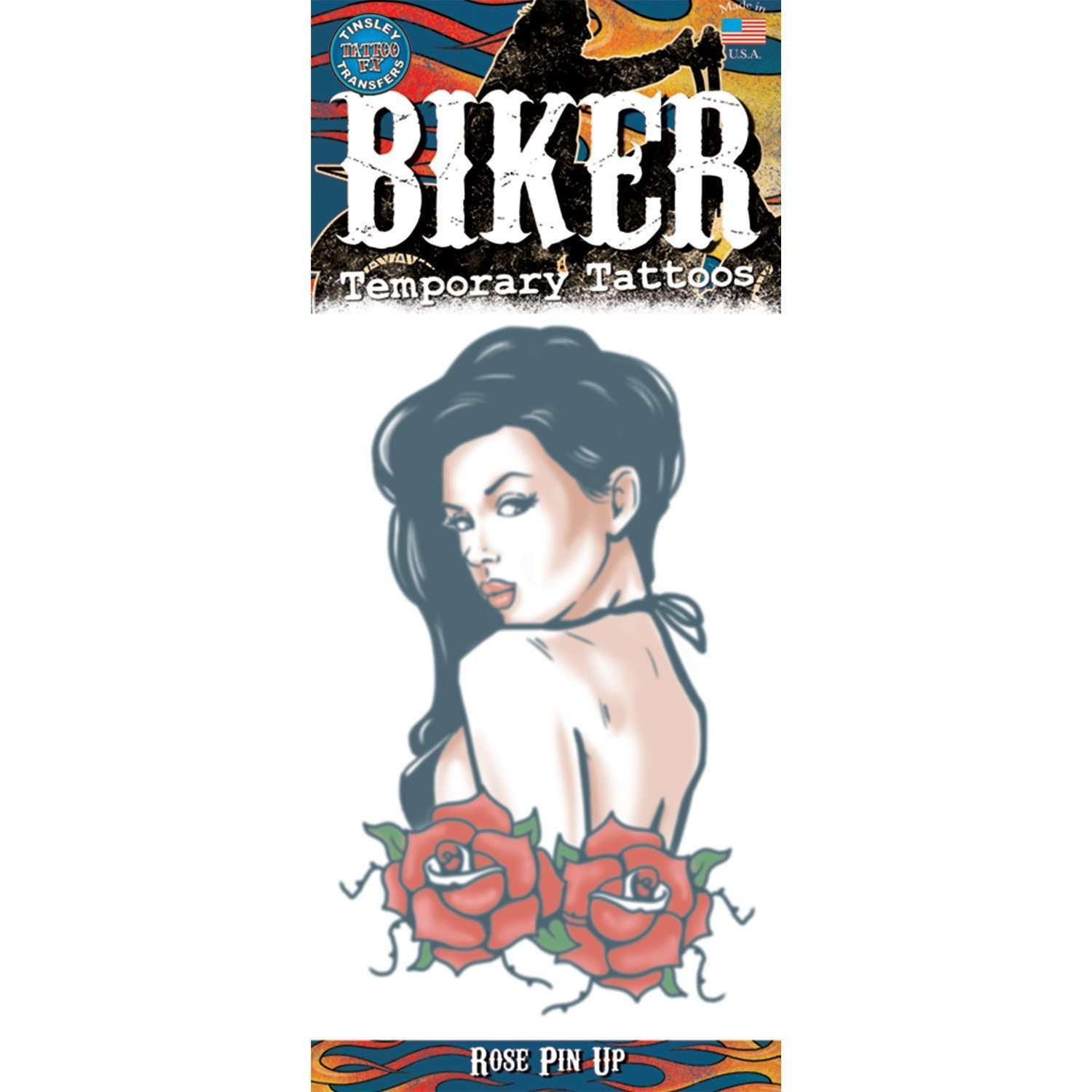 Tinsley Pin Up Temporary Tattoo Transfers