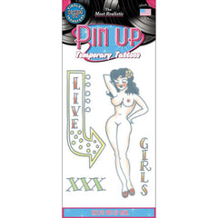 Tinsley Pin Up Temporary Tattoo Transfers